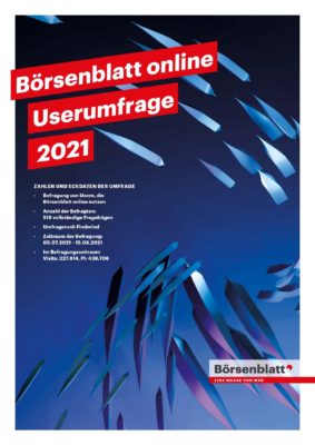 Börsenblatt online Userumfrage 2021