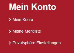 Meine Merkliste im Footer